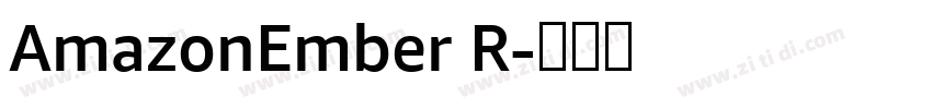 AmazonEmber R字体转换